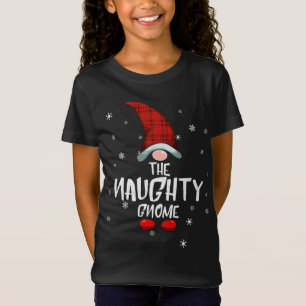 T-Shirt Naughty Gnome Family Christmas Pajama Naughty Gnom
