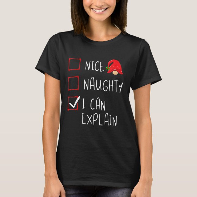 T-shirt Naughty I (Devant)