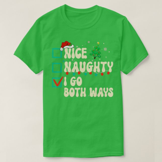 T-shirt Naughty I Go Both (Design devant)