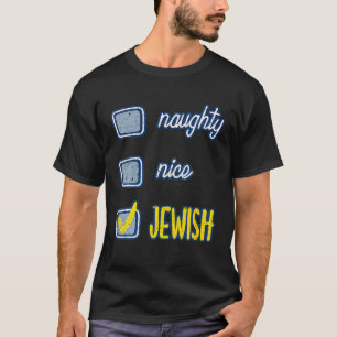 T-shirt Naughty Jewish Ugly Hanukkah Sweater Chanukah