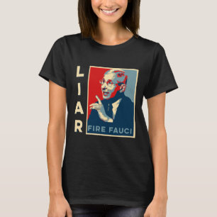 T-shirt Naughty Mal Liar Fauci Lied Noël Essentiel