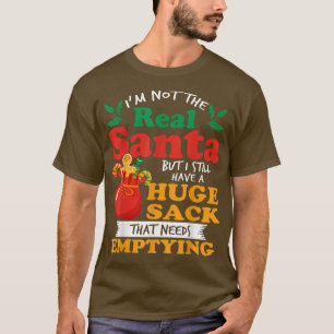 T-shirt Naughty noël pour hommes gros paquet sac sale
