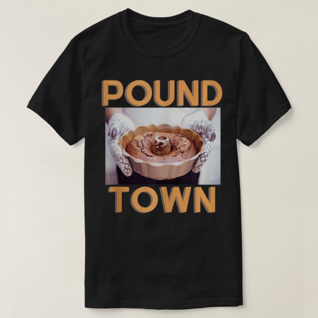 T-shirt Naughty Pound gâteau cadeau de cuisson 3934 (Design devant)