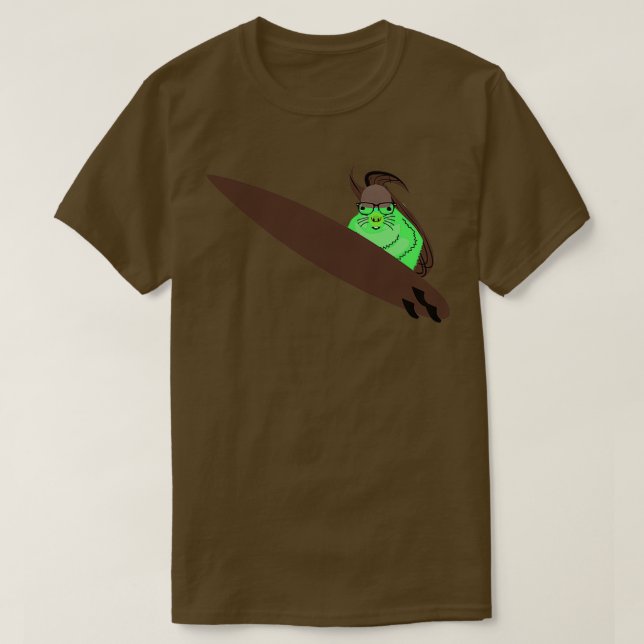 T-shirt Naughty Squirrel 178 Surf (Design devant)
