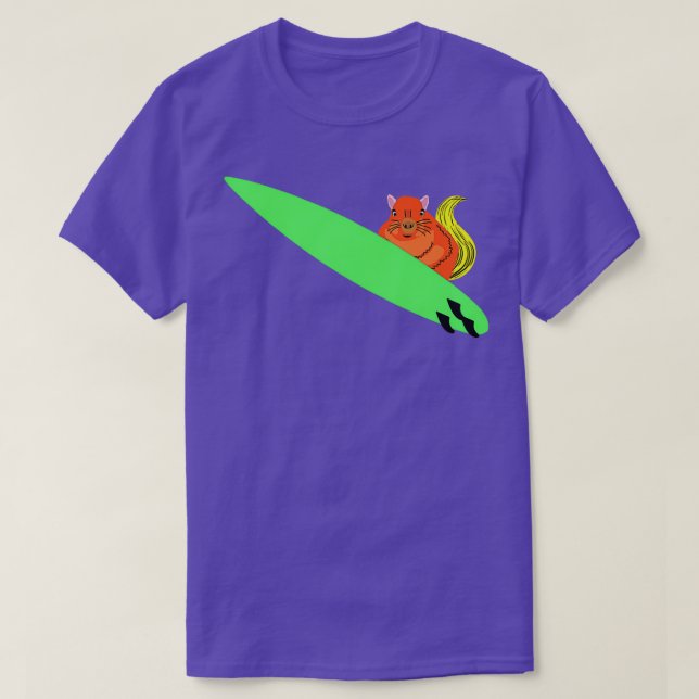 T-shirt Naughty Squirrel 254 Surf (Design devant)