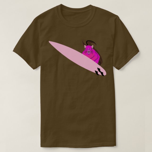 T-shirt Naughty Squirrel 374 Surf (Design devant)