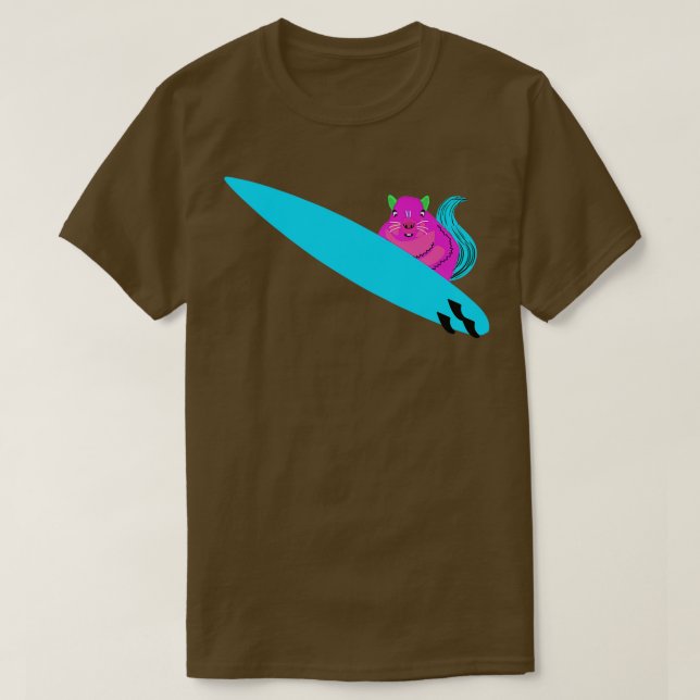 T-shirt Naughty Squirrel 450 Surfing (Design devant)