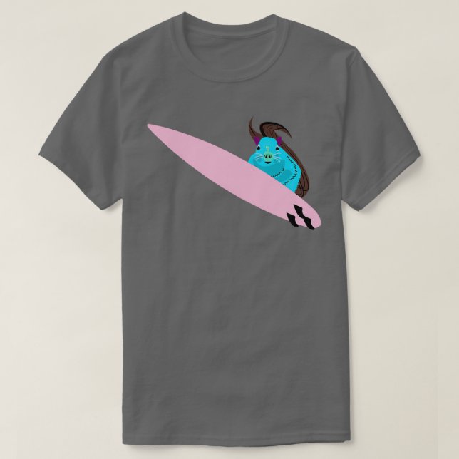 T-shirt Naughty Squirrel 459 Surf (Design devant)