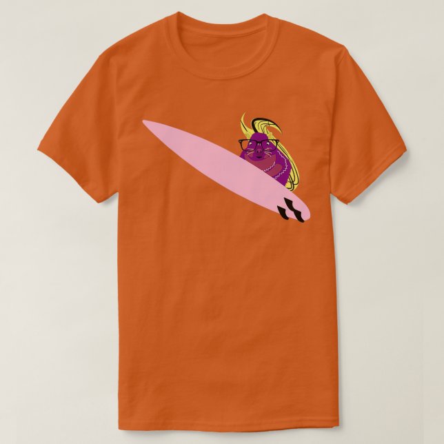 T-shirt Naughty Squirrel 669 Surf (Design devant)