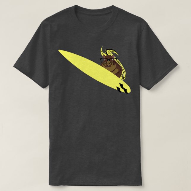 T-shirt Naughty Squirrel 768 Surf (Design devant)