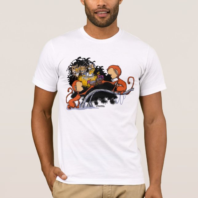 T-shirt Naughtymonks, acclamations (Devant)