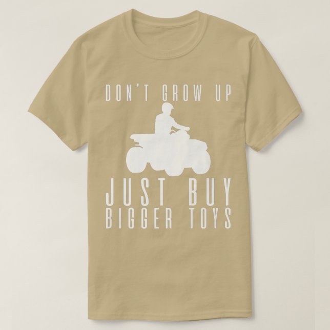 T-shirt N'augmentez pas, achetez simplement des jouets plu (Design devant)
