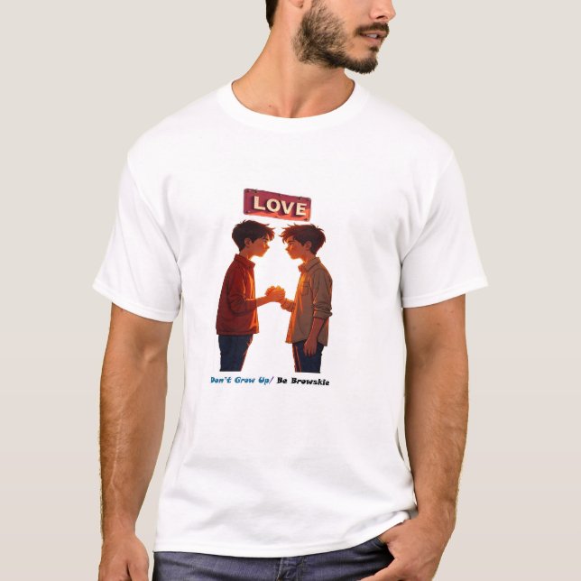 T-shirt N'augmentez pas l'amour de la nostalgie (Devant)