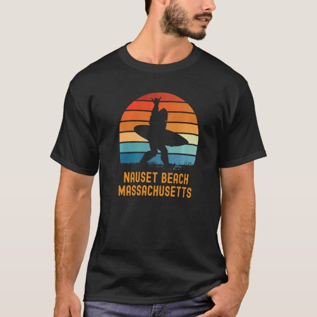 T-shirt Nauset Beach Massachusetts Sasquatch Souvenir (Devant)