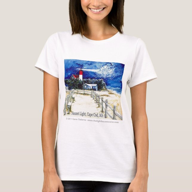 T-shirt Nauset Cape Cod léger, mA (Devant)