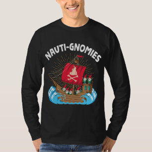 T-shirt Nauti Gnomies Sailing Nordic Pirate Gnomes