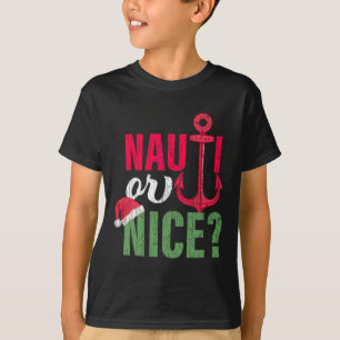 T-shirt Nauti ou gentil Père Noël drôle de Noël en juillet