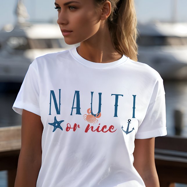 T-shirt Nauti ou Nice drôle Nautique Noël (Créateur téléchargé)