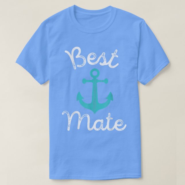 T-shirt Nautical Wedding Bride Grooms Man & Groomsmen Gift (Design devant)