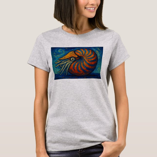 T-shirt Nautilus van Gogh (Devant)