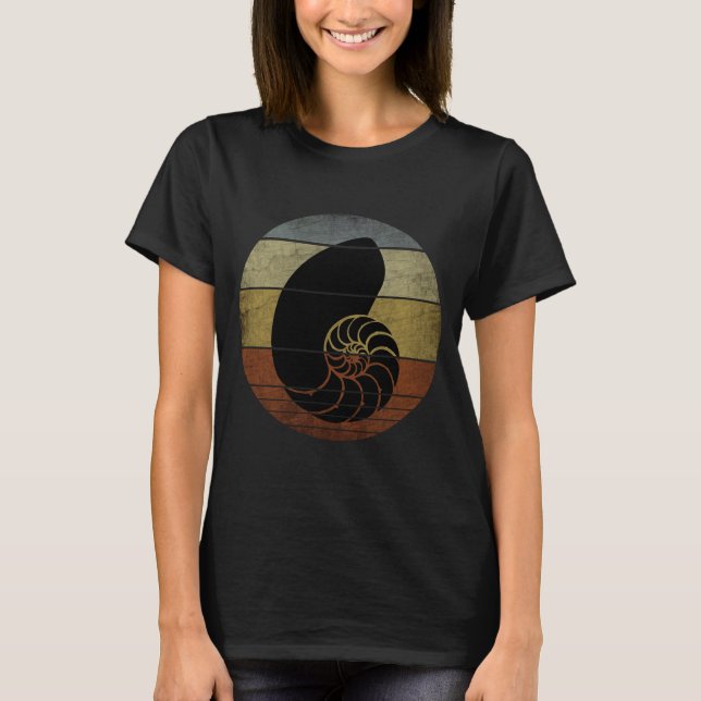 T-SHIRT NAUTILUS VINTAGE RUSTIQUE (Devant)