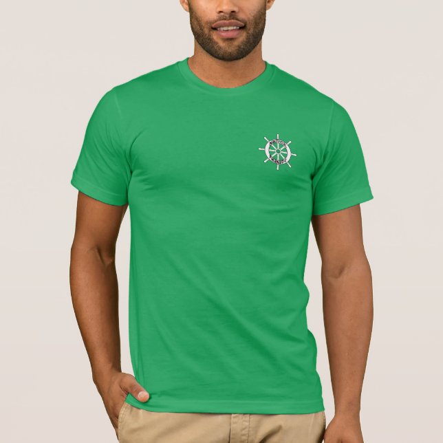 T-shirt nautique - définition de diagramme (Devant)
