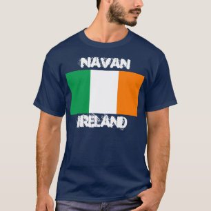 T-shirt Navan, Irlande avec drapeau irlandais
