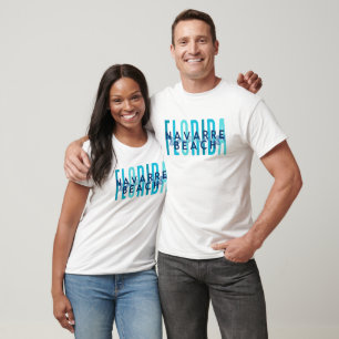 T-shirt Navarre Beach Floride (Ocean Waves)