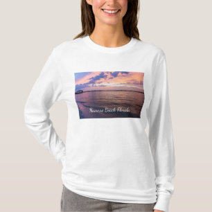 T-shirt Navarre Beach Magique Heure de soleil violet long 
