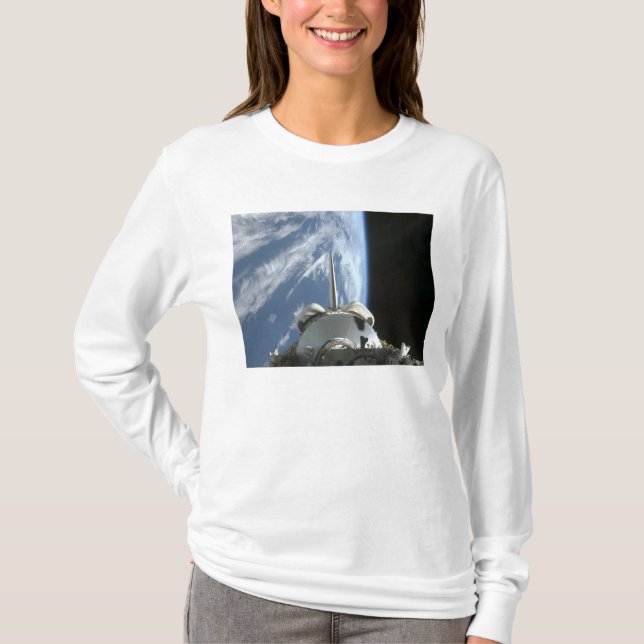 T-shirt Navette spatiale Baie de charge utile d'Endeavor (Devant)