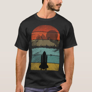 T-shirt Navette spatiale vintage rétro et astronaute 6
