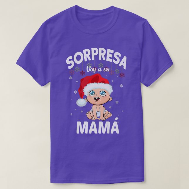 T-shirt Navidad Funny SORPRESA (Design devant)