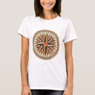 T-shirt Navigateur de boussole du navire Vintage nautique
