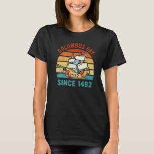 T-shirt Navigateur Explorateur Courageux et Fier Happy Col