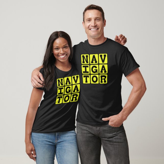 T-shirt Navigateur, Maître de la carte (Unisexe)