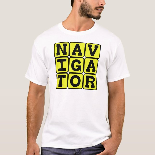 T-shirt Navigateur, Maître de mappage (Devant)