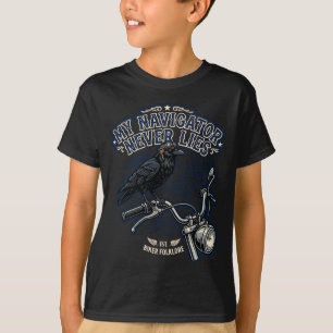T-shirt Navigateur Ment Motard Mystérieux Halloween Drôle