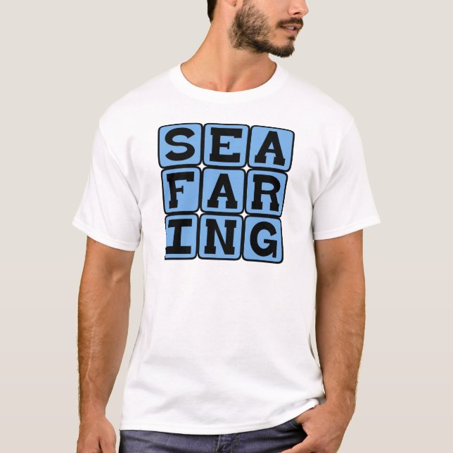 T-shirt Navigation maritime, mode de vie aquatique (Devant)