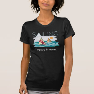 T-shirt Navigation SUPÉRIEURE, poésie dans l'océan