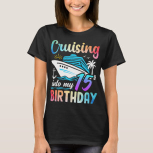 T-shirt Naviguer vers mes 15 ans 15 ans Anniversaire