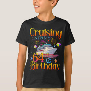 T-shirt Naviguer vers mon 64e anniversaire Croisière 64 an