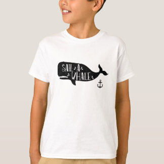 T-shirt Naviguez une baleine