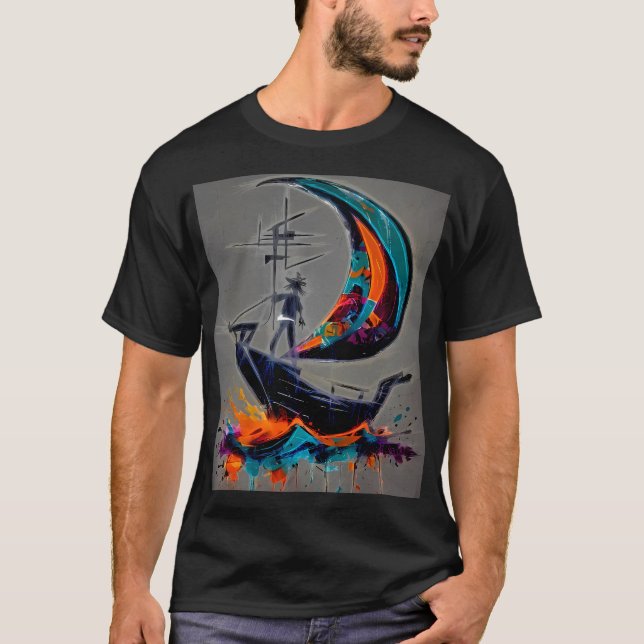 T-shirt Naviguez Votre Propre Tempête (Devant)