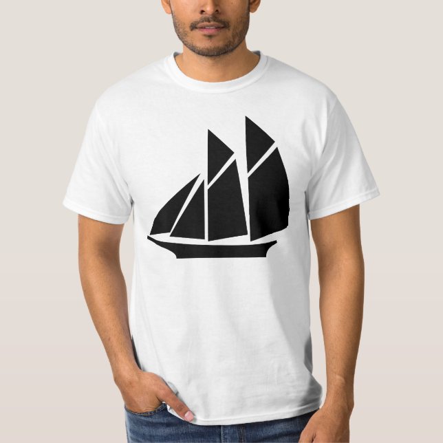 T-shirt Navire à voile (Devant)