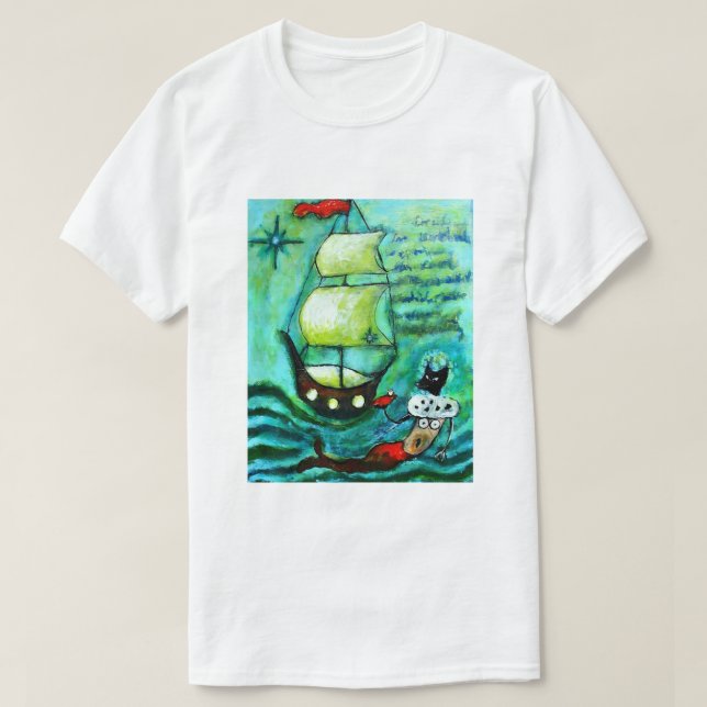 T-shirt Navire Ahoy (Design devant)