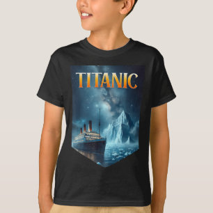 T-shirt Navire de croisière Titanic Iceberg 1912 Rms Voyag