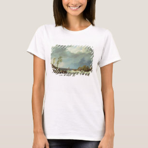 T-shirt Navire de pêche hollandais pris sur une rive Lee a