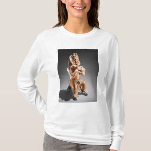 T-shirt Navire en deux parties polychrome d'effigie,