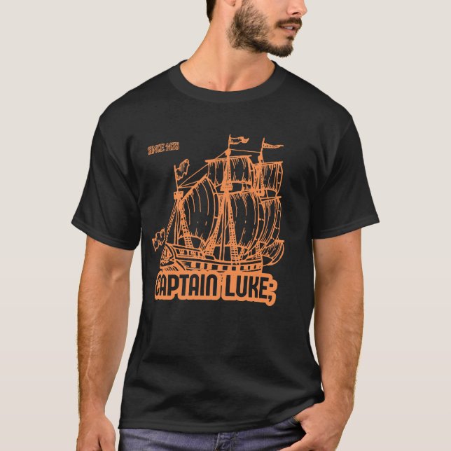 T-shirt Navire maritime personnalisable (Devant)