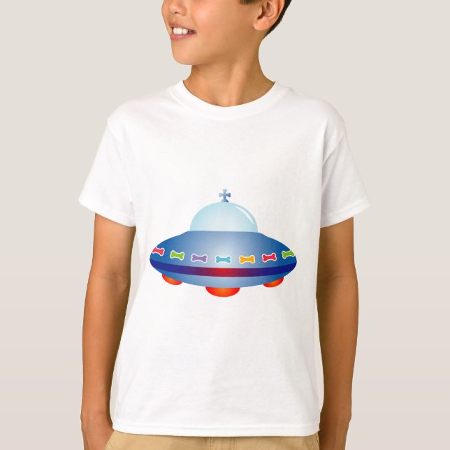T-shirt Navire spatial UFO (Devant)